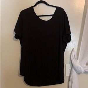 Black soft t shirt